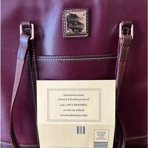 Burgundy slightly used purse